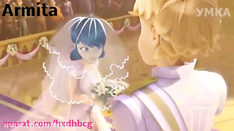 عروسی ادرین و مرینت :عاشقانه