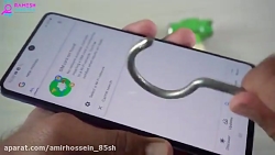 تست مقاومت گوشی سامسونگ گلکسی...