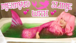 پری دریایی و بازی با اسلایم اب...