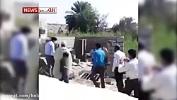تخریب بی رحمانه آلونک زن سرپرست خانوار!