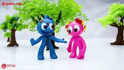 انیمیشن مرد خمیری استرس شدید