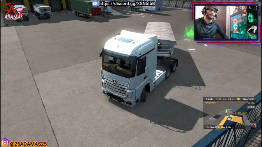 گیم پلی Euro Truck Simulator 2 راننده تریلی مَشتی عشقی !!