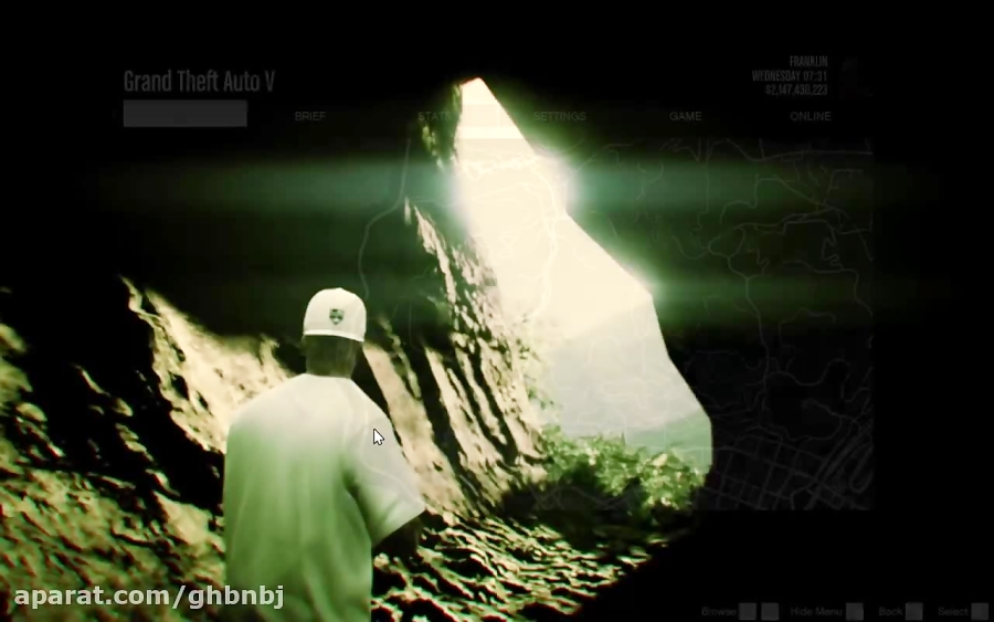 غار مخفی در جی تی ای وی!!!!! مخفی ترین مکان تو جی تی ای وی!!