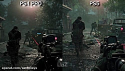 مقایسه گرافیک PS4 Pro و PS5 - گیم پلی Cold War