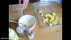 آشپزی مرغ کباب شده در فر فوق ا...