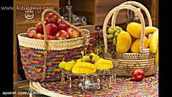 سفره آرایی شب یلدا با ظروف پای...