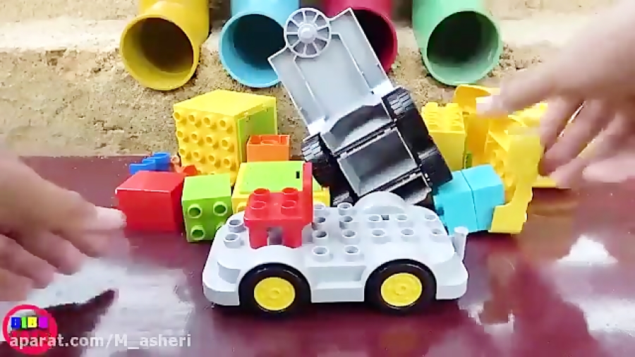 ماشین بازی کودکانه قسمت ماشین...
