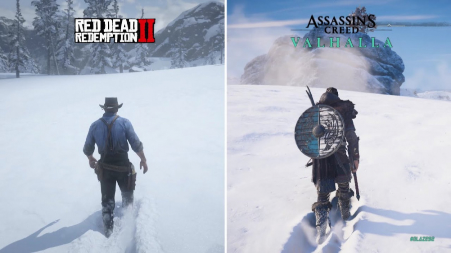 مقایسه کامل دو بازی Red Dead Redemption 2 و Assassin Valhalla