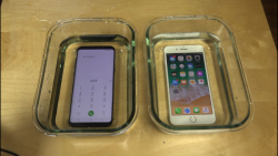 تست مقاومت گلکسی S8 پلاس و آیف...