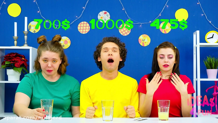 چالش خوردن غذاها و نوشیدنی های...