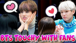 BTS و لحظه های جالب با طرفدارا...