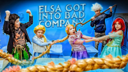 کلاس درس پرنسس ها  السا راپنزل...