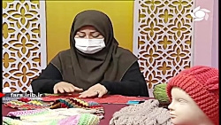 آموزش بافت &quot; شنل دخترانه...