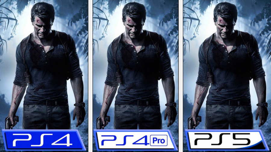 مقایسه سطح گرافیکی بازی Uncharted 4 روی کنسول های Ps4 - Ps4 pro - Ps5