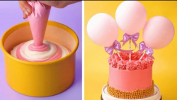 تزیین کیک های قلبی فانتزی