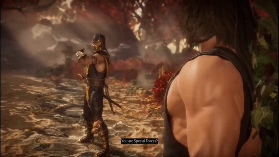 MORTAL KOMBAT 11 SCORPION vs RAMBO