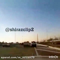 واژگونی پراید شوتی بعد از تعقی...