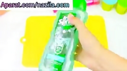 اموزش اسلایم پفکی بدون چسب و ب...