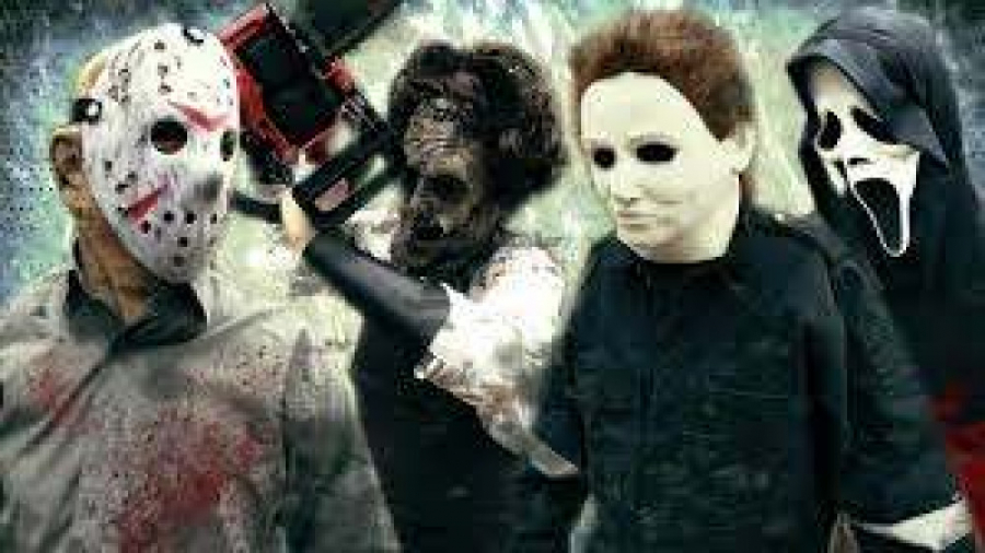 jason voorhees vs. michael myers vs. lether face vs. ghost face