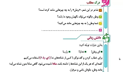 ویدیو آموزش درس ششم فارسی ششم بخش 2