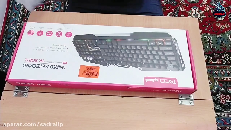 انباکسینگ کیبورد گیمینگ من