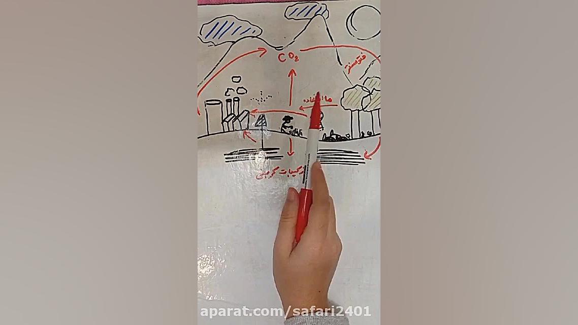 علوم نهم - چرخه کربن زیست شناسی وعلوم _ نسرین صفری