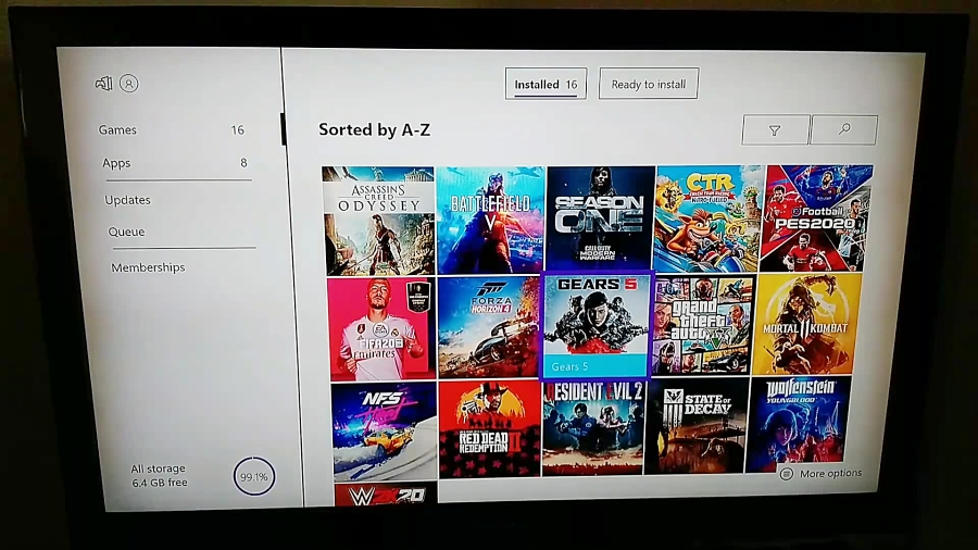 بازی های xbox one من.