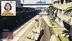 خشونت در شهر در GTA V...شورش د...