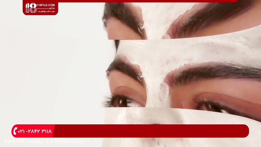 آموزش آرایش صورت | آرایش صورت و چشم | میکاپ صورت ( آرایش ساده صورت آمال )