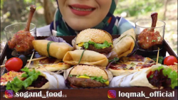 چالش غذاخوری اسمر دنبال=دنبال