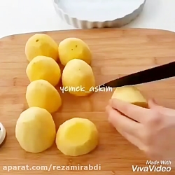 ترفند عالی با سیب زمینی  آشپزی