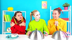 فان و سرگرمی  چالش خنده دار غذ...