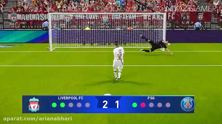 PES 2021 - پنالتی لیورپول و پاری سن ژرمن