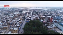 آبگرفتگی عجیب منازل و معابر در بندر امام خمینی آبگرفتگی عجیب منازل و معابر در بندر امام خمینی