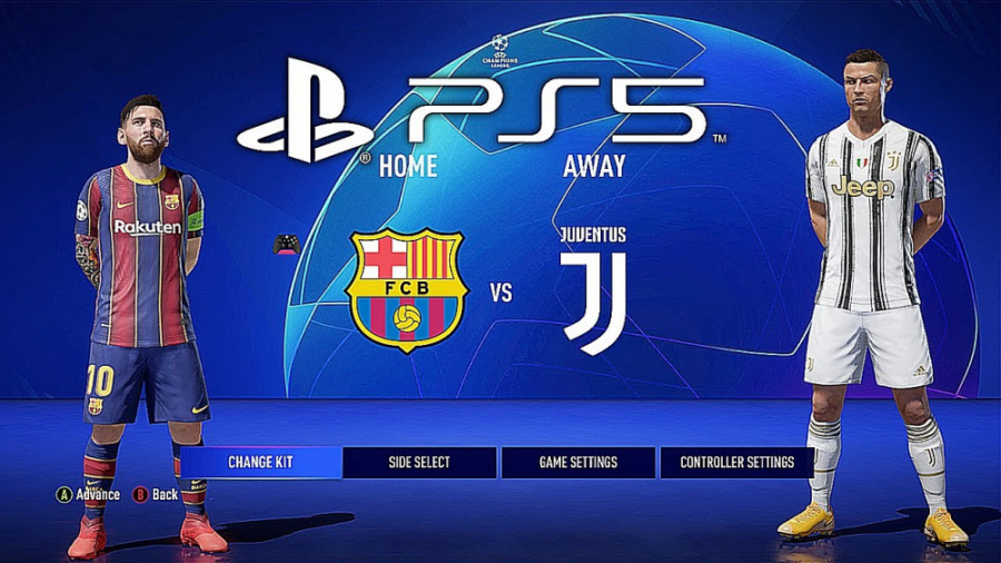 گیم پلی FIFA 21 بارسلونا و یوونتوس کریر مود درجه سختی Ultimate بر روی PS5
