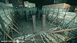 بتن ریزی برج تجاری انبوه سازان...