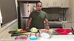 رايس پيپر رول با سس ويتنامي