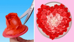 چگونه کیک های قلبی به شکل حرفه...