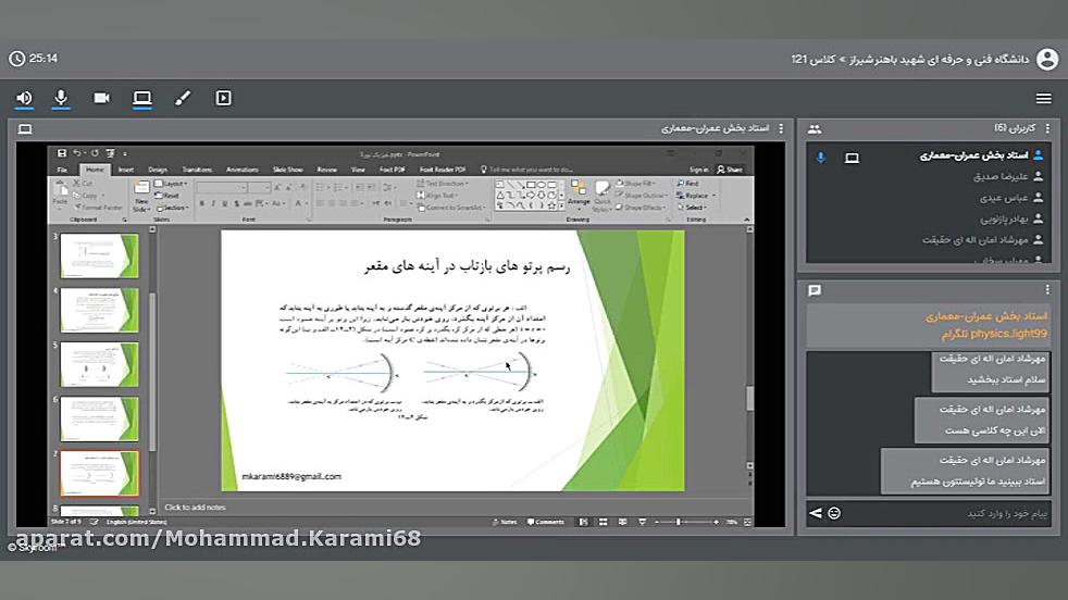 جلسه دوم فیزیک نور آموزش فیزیک توسط دکتر محمد کرمی