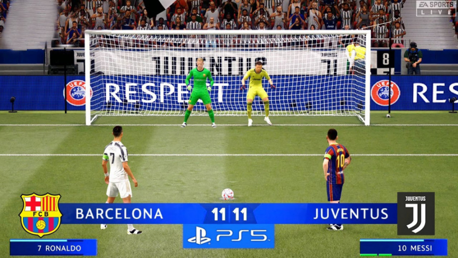 یونتوس - بارسلونا _ ضربات پنالتی FIFA 21 PS5