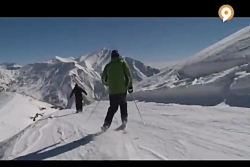 اسکی در پیست اسکی دربندسر