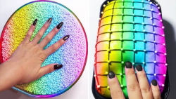 بازی با اسلایم ژله ای  اسلایم...