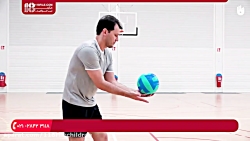 آموزش والیبال | ورزش والیبال | دریافت والیبال ( زدن سرویس از بالا )