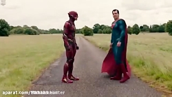 مسابقه ی بزرگ فلش و سوپر من کی...