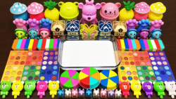 اسلایم سفید و اکلیل و میکاپ