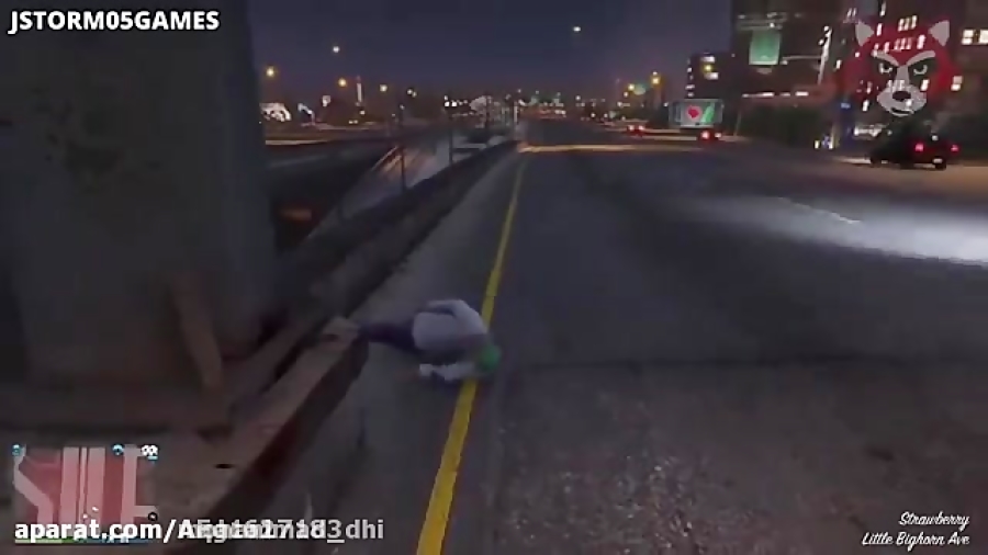 لحضات فان در gta v