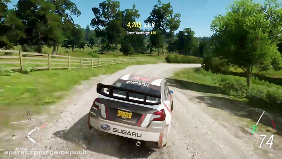 گیم پلی رالی Subaru در Forza Horizon 4