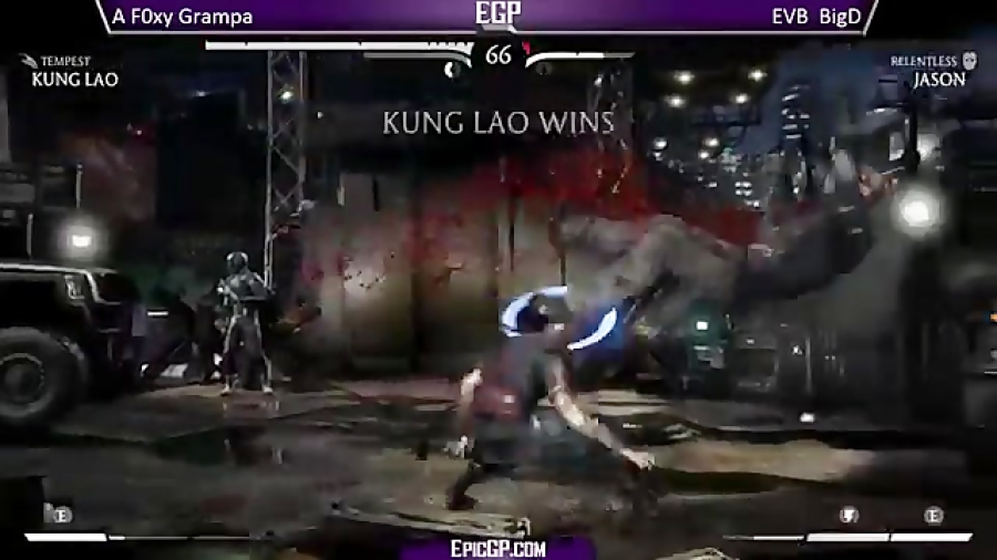 AF0xyGrampa (Kung Lao) vs EVB Big D (Jason) - MKX