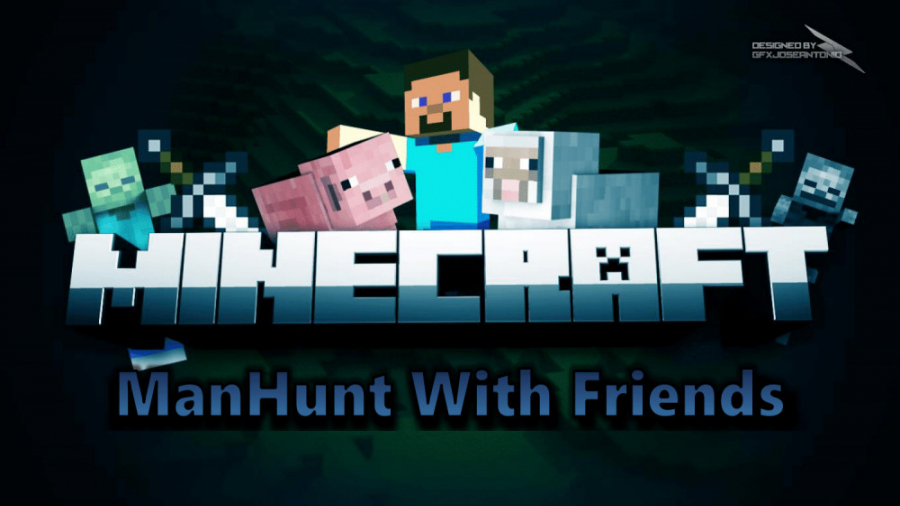 Minecraft Manhunt With Friends - الفرار!!