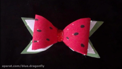 کاردستی با نمد  آموزش ساخت تاج...